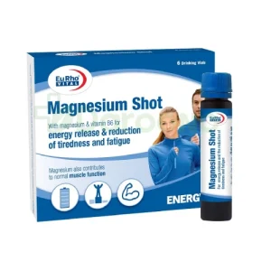 ویال منیزیم شات یوروویتال بسته 6 عددی