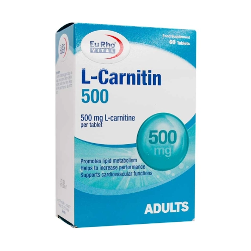 l carnitin 500 eurhovital قرص ال کارنیتین 500 میلی گرم یوروویتال