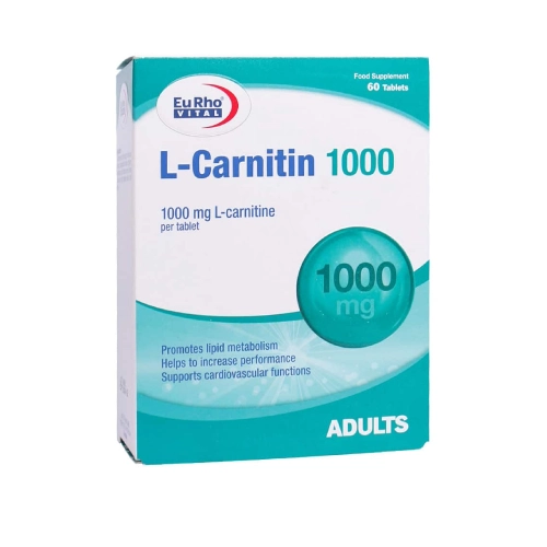l carnitine 1000 eurovital ال کارنیتین یوروویتال 1000 میلی گرمی
