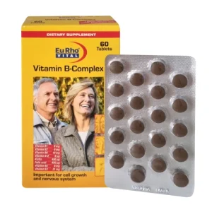 قرص ویتامین ب کمپلکس یوروویتال بسته 60 عددی