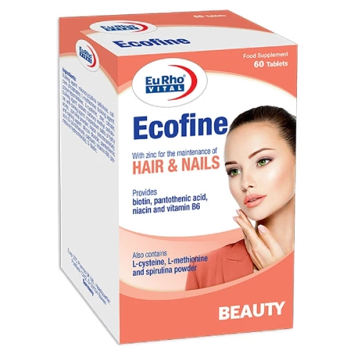 Ecofine Eurovital tablets, pack of 60 قرص اکوفاین یوروویتال بسته 60 عددی
