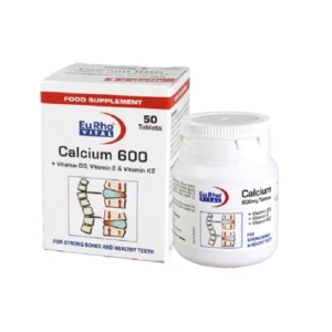 قرص کلسیم 600 یوروویتال بسته 60 عددی