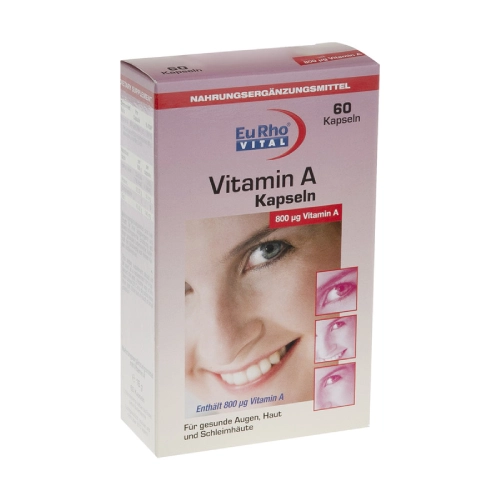 Eurovital Vitamin A Tablets 60 Count قرص ویتامین a یوروویتال 60 عددی