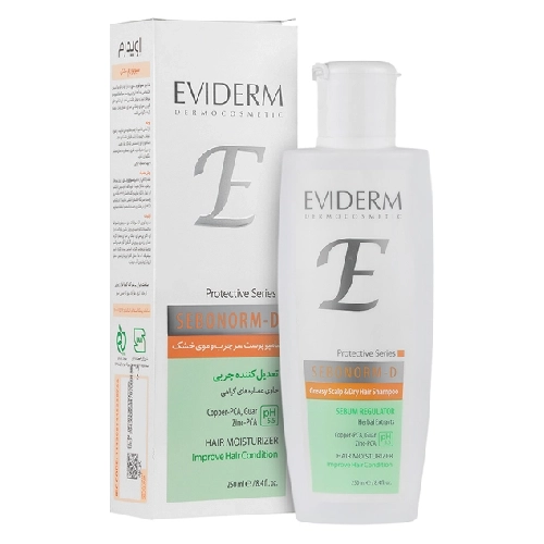 eviderm_sebonorm_d_shampoo شامپو تعدیل کننده چربی سبونورم دی اویدرم