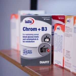 خرید قرص کروم و ویتامین b3 یوشروویتال بسته 60 عددی