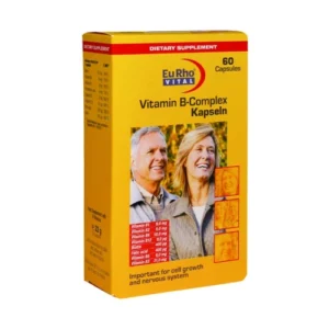 کپسول ویتامین ب کمپلکس یوروویتال 60 عدد