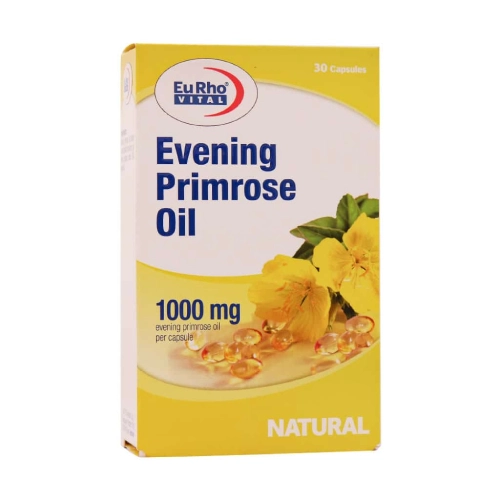 evening_primerose_oil_eurhovital کپسول ایوینینگ پرایم رز اویل 1000 یوروویتال