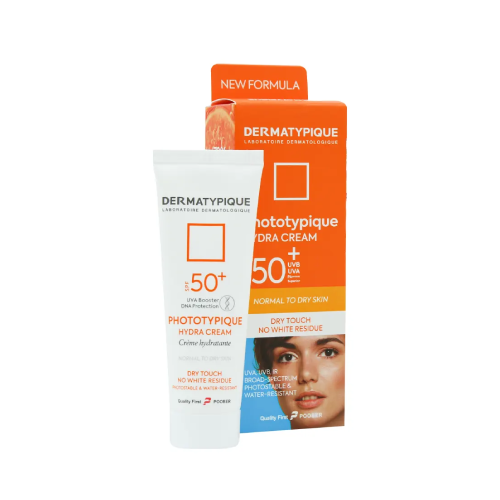 creamdermatypique_dry_skin_sunscreen کرم ضد آفتاب درماتیپیک بی رنگ برای پوست خشک