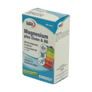 قیمت قرص منیزیم پلاس آیزن و ب6 یوروویتال
