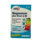 قرص منیزیم پلاس آیزن و ب6 یوروویتال بسته 60 عددی