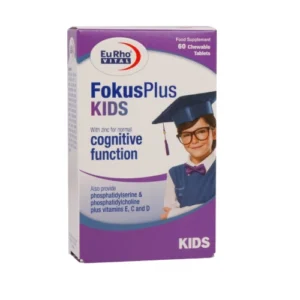 قرص فوکوس پلاس کیدز یوروویتال بسته 60 عددی