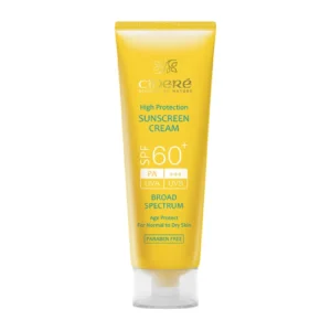 قیمت کرم ضد آفتاب spf60+ بدون رنگ مناسب انواع پوست سینره