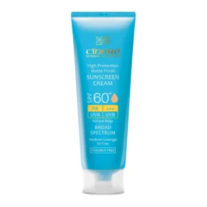 کرم ضد آفتاب بژ روشن سینره spf60 ظرفیت 50 میلی لیتر