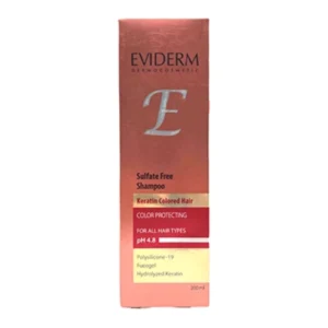 خرید شامپو فاقد سولفات موهای رنگ شده اویدرم حجم 250 میلی لیتر