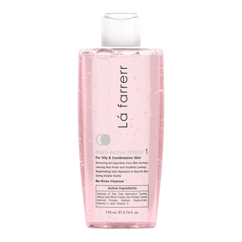 تونر مولتی اکتیو مخصوص پوست های چرب و مختلط 1 لافارر