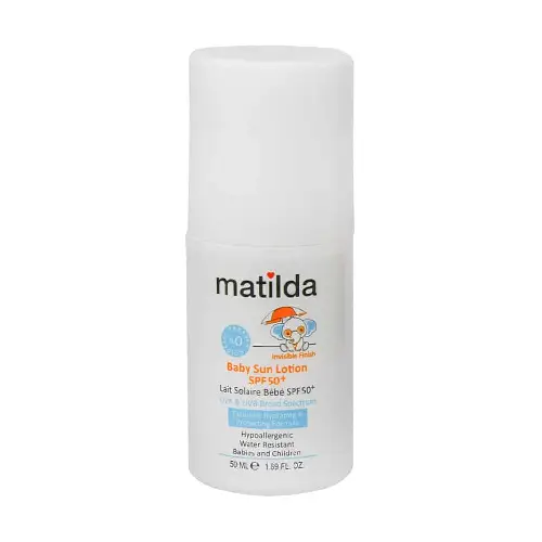matildaـbabyـsunـlotionـspf50 لوسیون ضدآفتاب کودک spf50ماتیلدا