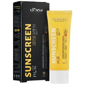 کرم ضدآفتاب آقایان فاقد رنگ spf55 سی گل