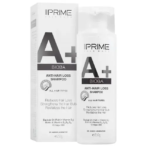 ـprimeـaـbiobaـantiـhairـlossـshampoo شامپو تقویت کننده و ضد ریزش آ پلاس پرایم