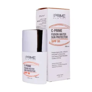 فلوئید ضد آفتاب ویتامین سی پرایم SPF50(بی رنگ)